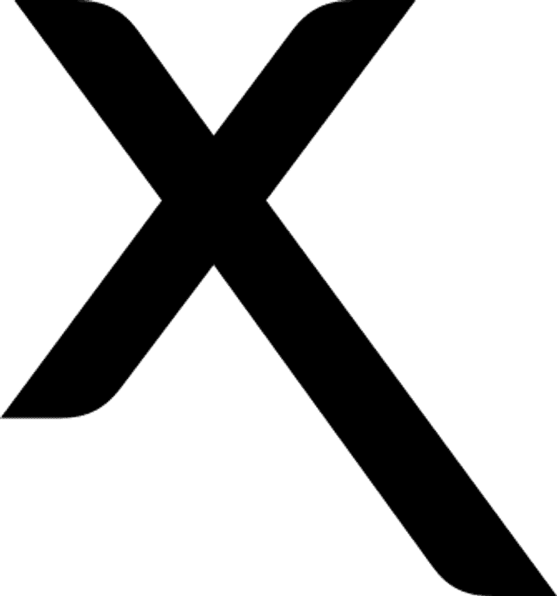 X (formerly Twitter) icon