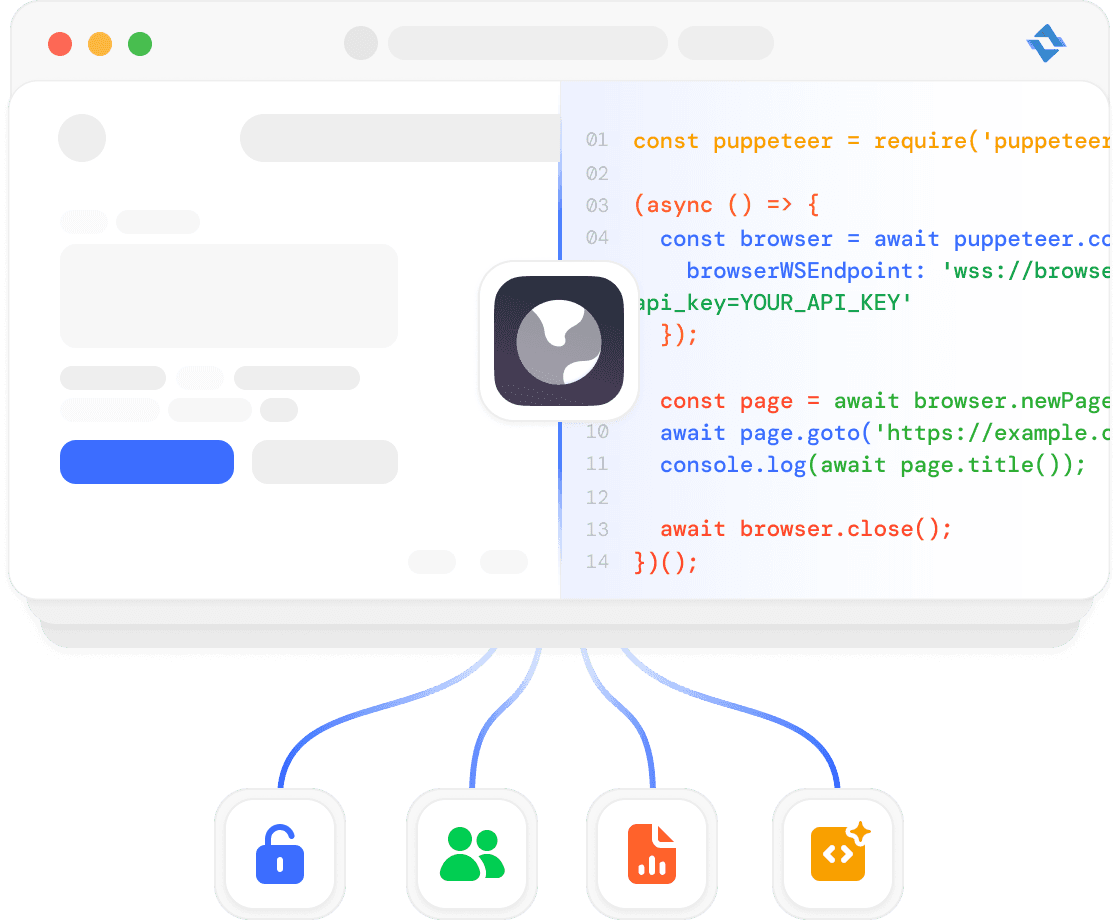 Scraper API browser automation illustration